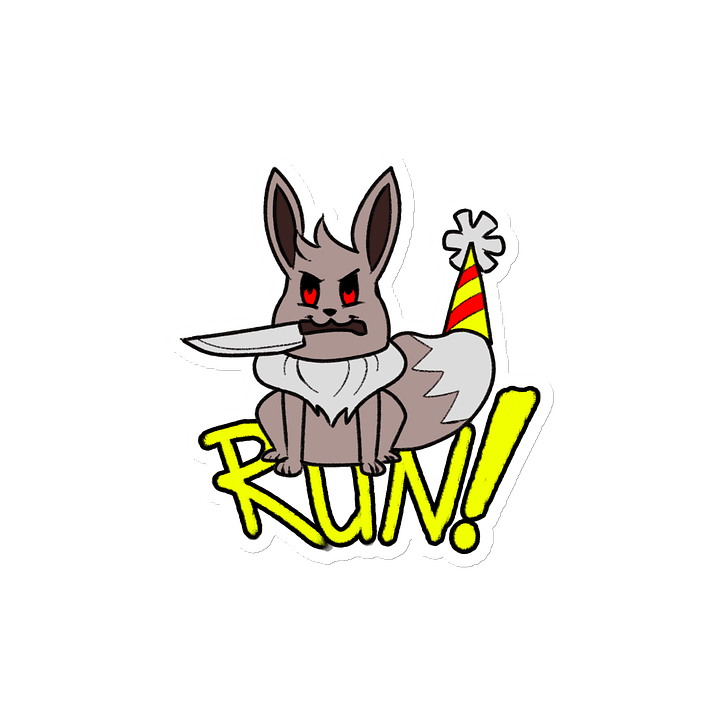 Happy Little Foxdog Run Magnet product image (2)