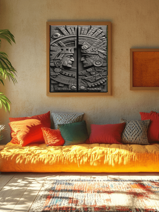 Mesoamerican Majesty Matte Unframed Wall Art Paper Canvas product image (20)