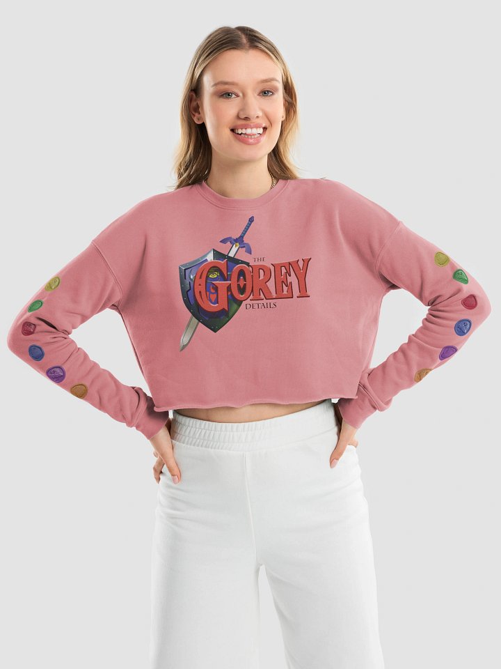 Hero of Time - Bella+Canvas Women's Fleece Crop Sweatshirt product image (13)