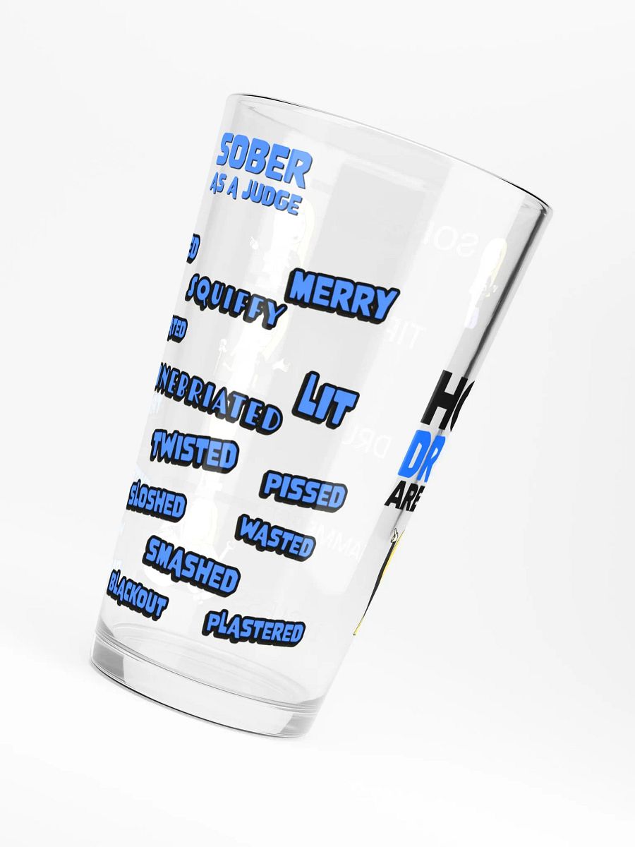 Drinking Vocabulary Pint Glass - Blue product image (6)
