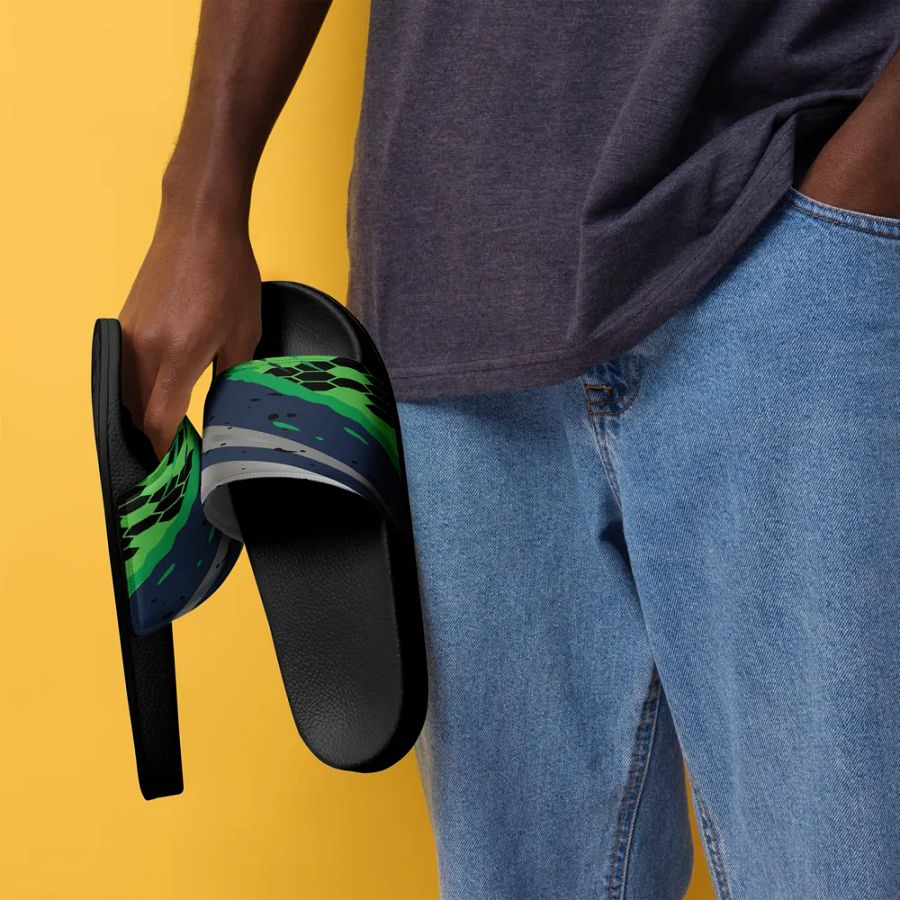 Dynamic Hexagon Men's Slides product image (6)