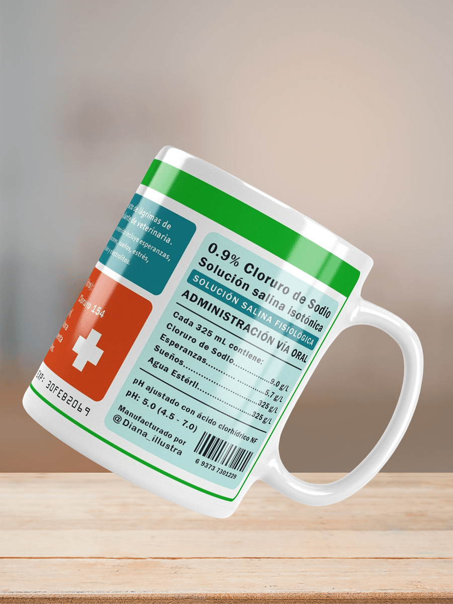 "Lágrimas de estudiante de veterinaria" (SPANISH) Ceramic mug product image (8)