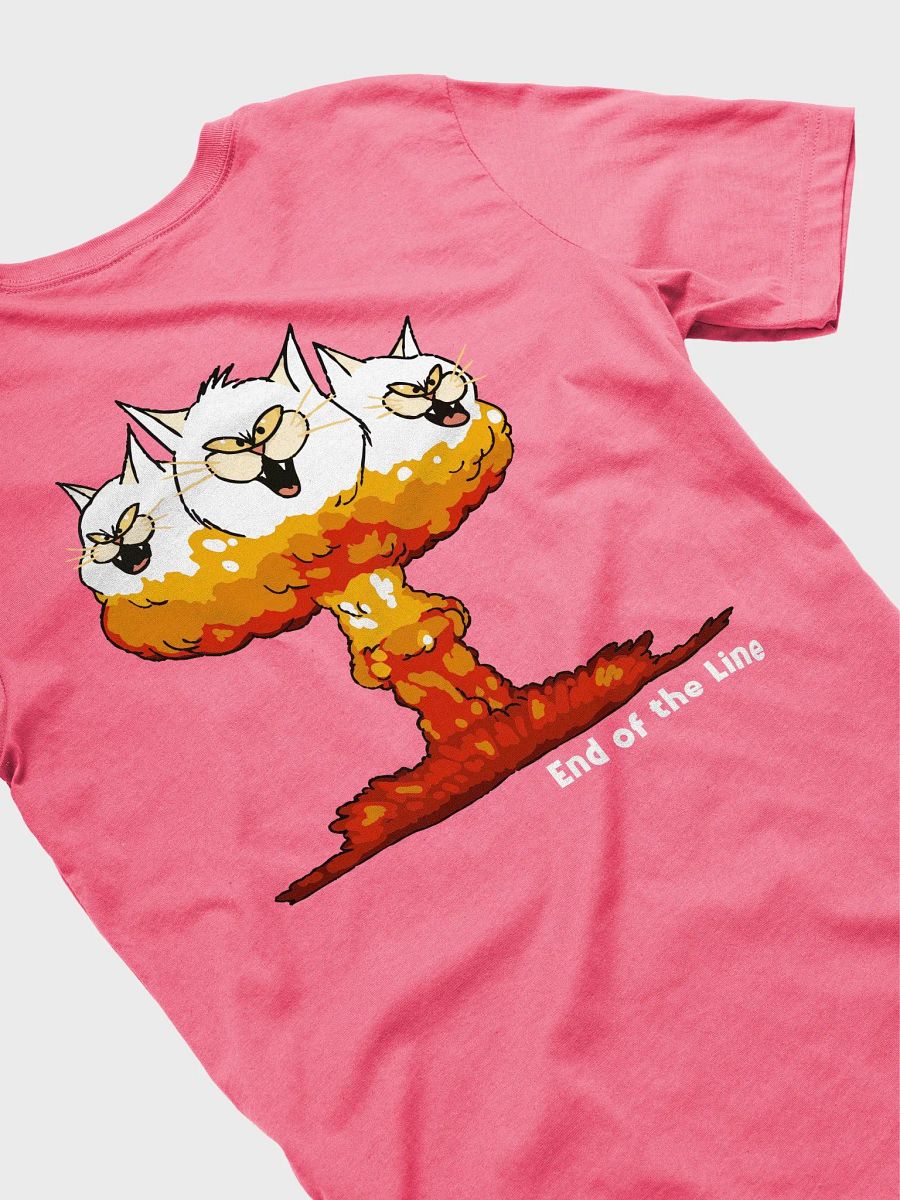 Cat-Tastrophe – End of the Line Character Back Graphic Tee product image (1)