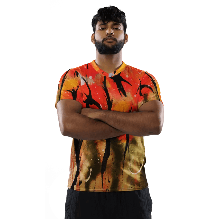 orginal abstract watercolour painting printed on tshirt product image (5)