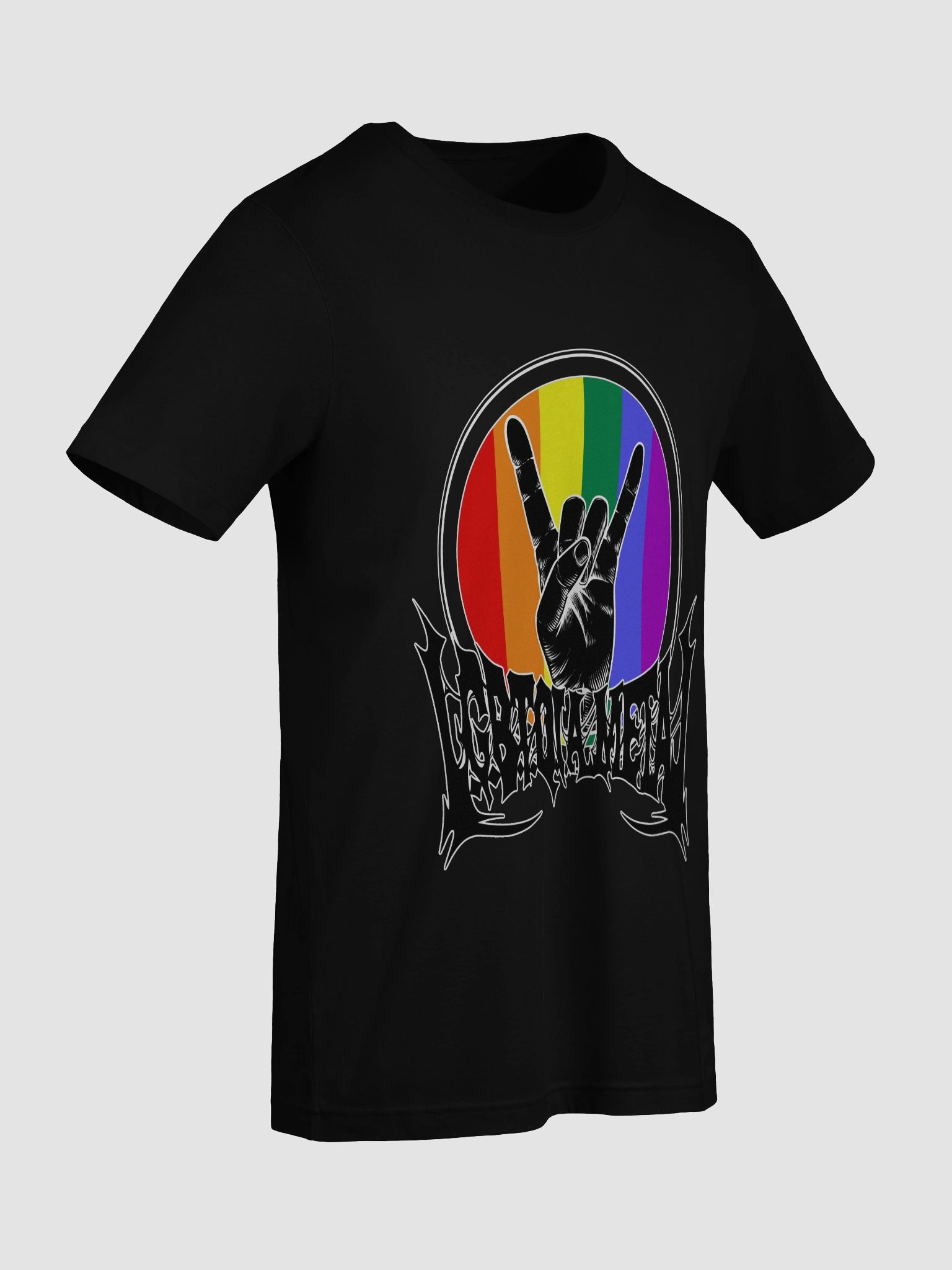LGBTQIA Rainbow Metal Unisex Shirt product image (9)