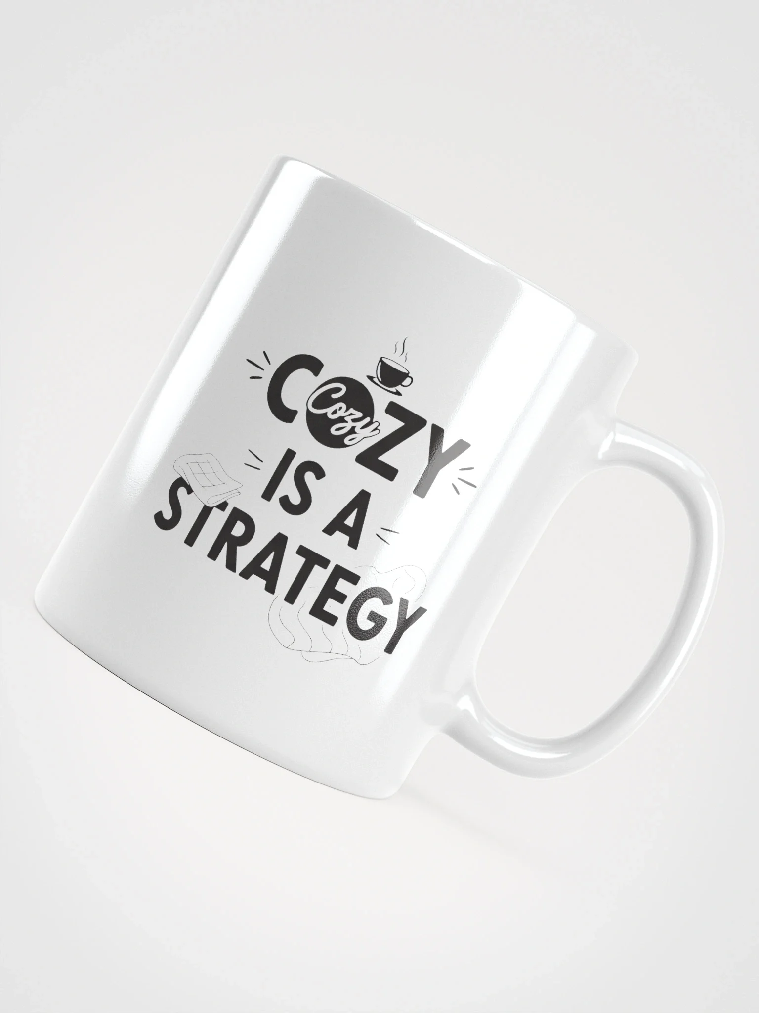 Cozy Is a Strategy Mug – Perfect Motivational Coffee Cup for Comfort & Success product image (5)