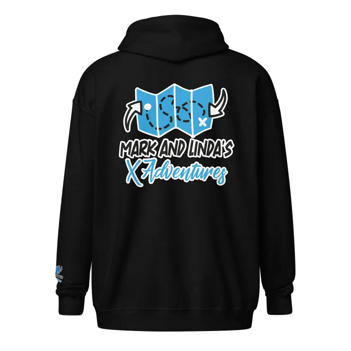 Xplorer's Path Premium Unisex Zip Hoodie Back Design product image (1)