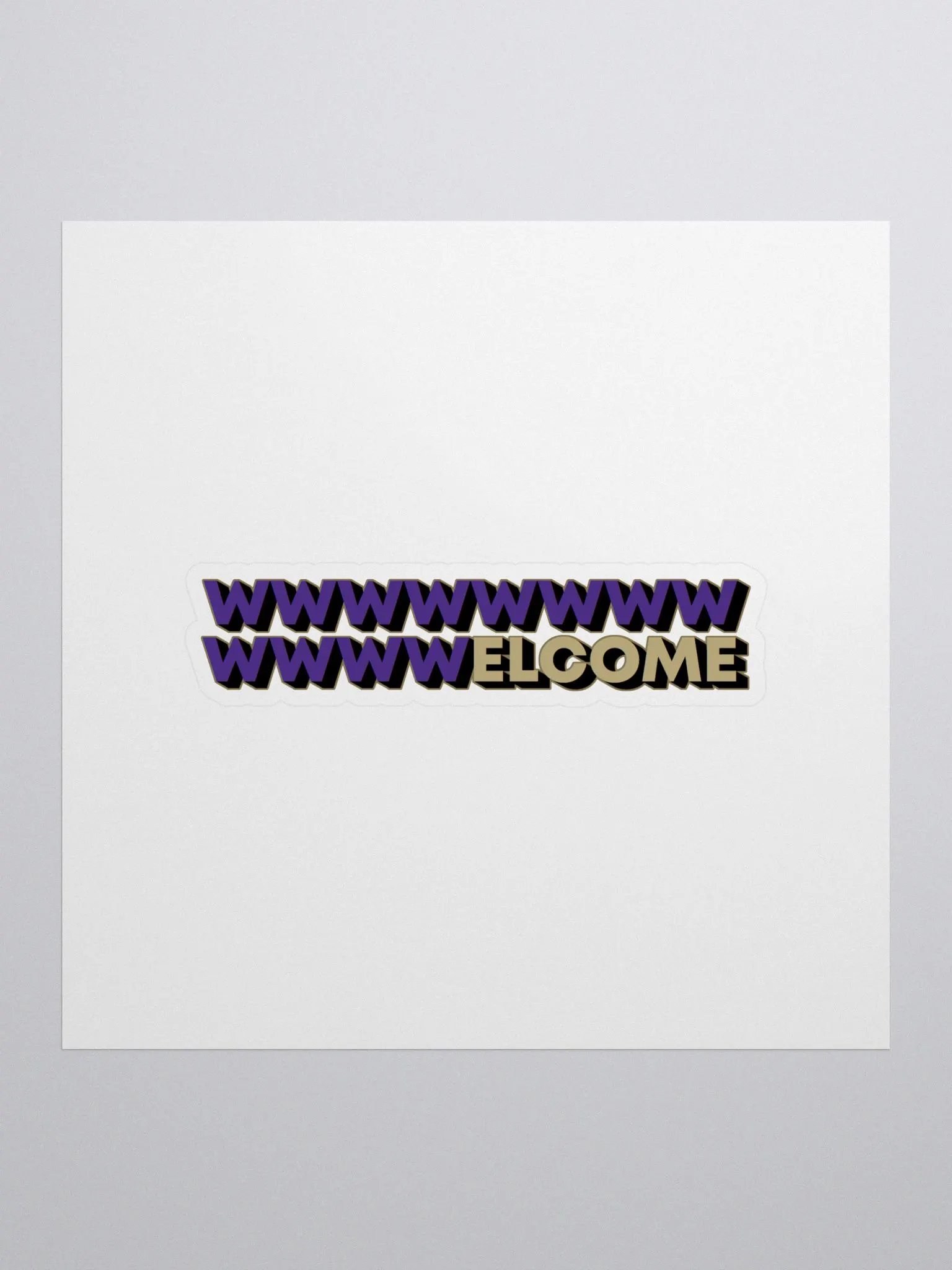 Seattle 91 Welcome Sticker product image (1)