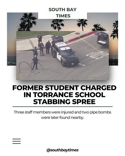 A teen was arrested after allegedly stabbing three employees and attempting to stab a fourth at Switzer Learning Center in To...