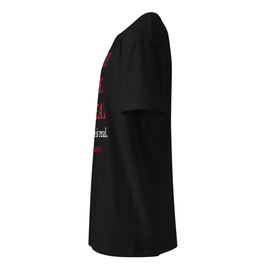 STOP THE STEAL This one is real. Red Text - Premium Unisex T-Shirt product image (5)
