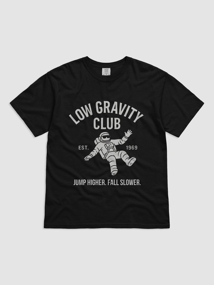Low Gravity Club T-Shirt – Retro Astronaut Space Tee | Moon Landing 1969 Shirt product image (1)