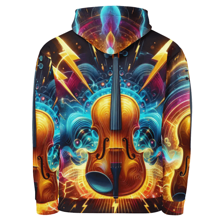 Violin Musical Instrument - All-Over Unisex Hoodie #1 product image (2)