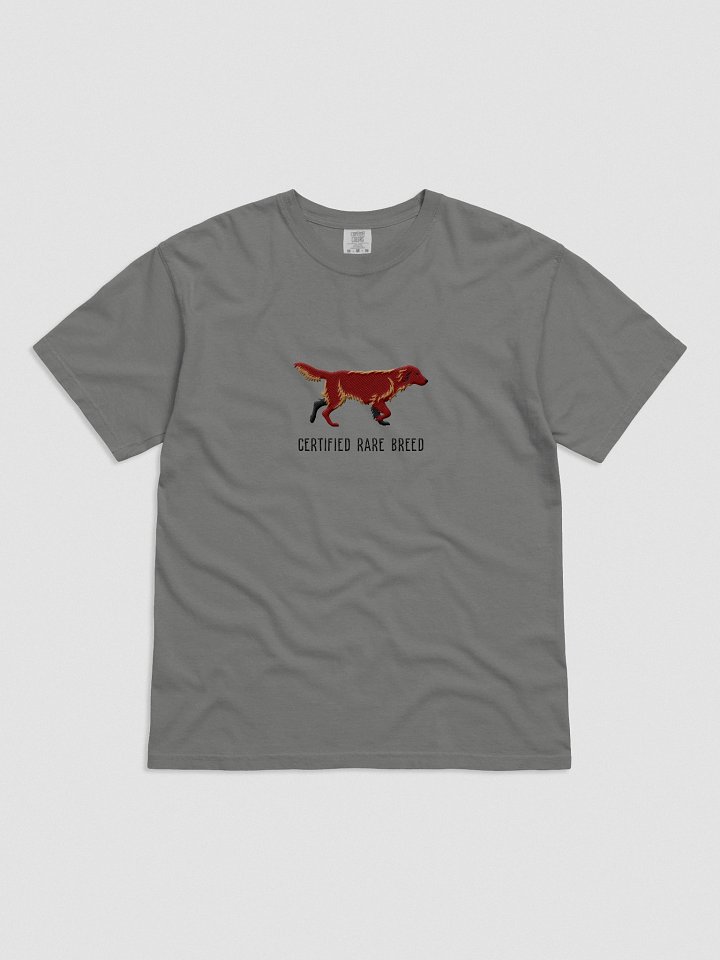 Certified Rare Breed T-Shirt(Embroidered) of a Flat-Coated Retriever(Chocolate) product image (5)