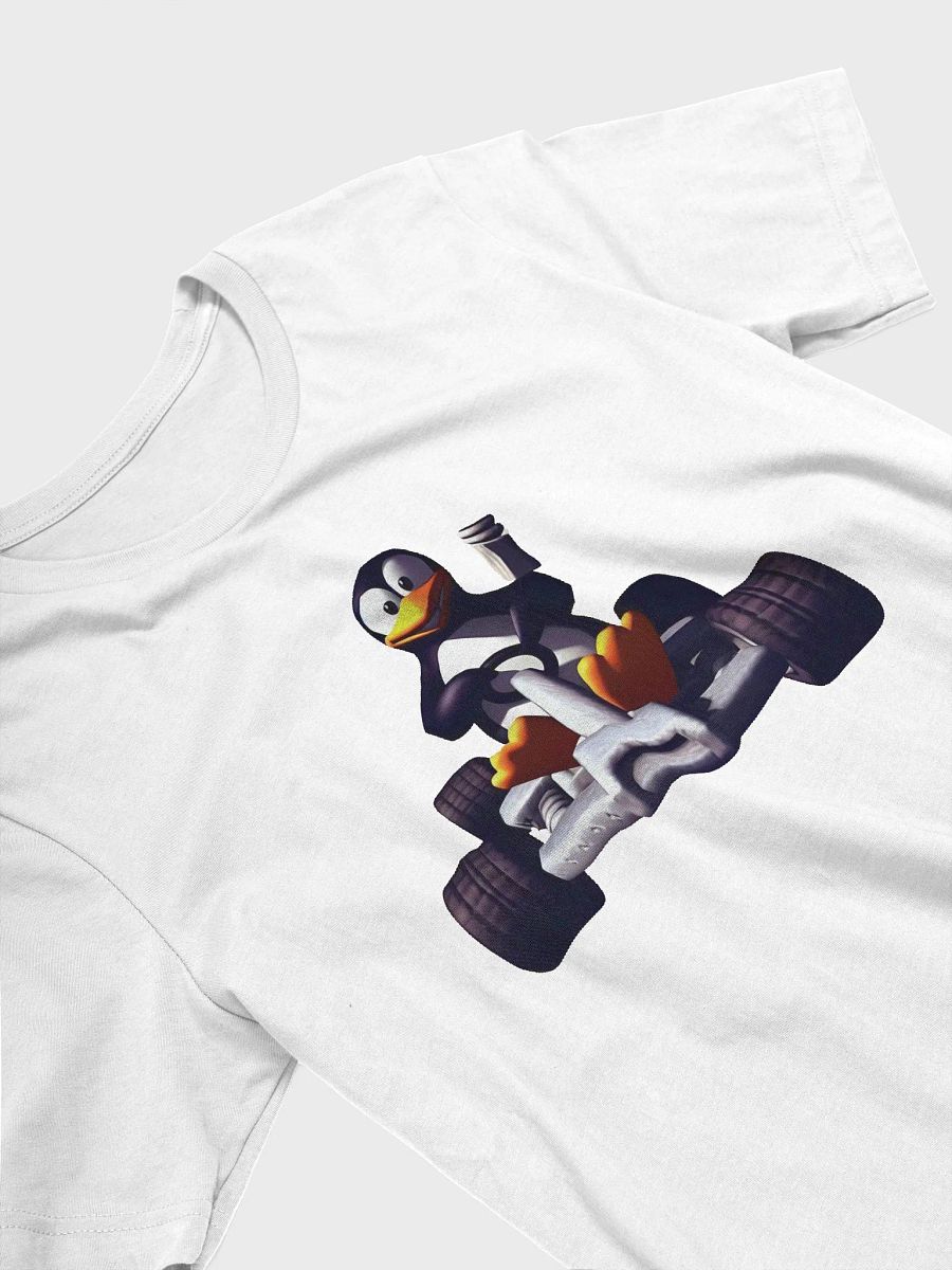 Penguin Kart Racer - Retro Vintage Racing Video Game Style Unisex T-Shirt product image (3)