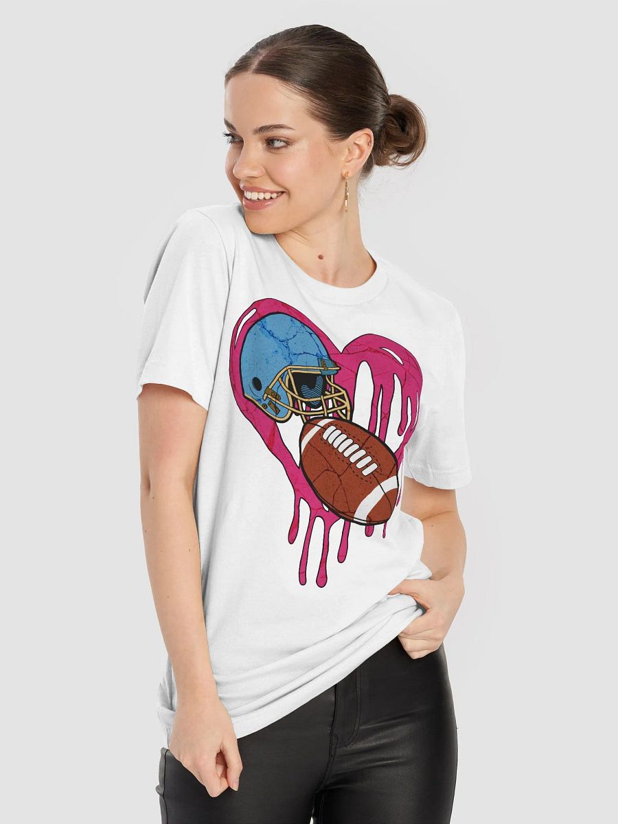Heart Football Gridiron T-Shirt product image (64)