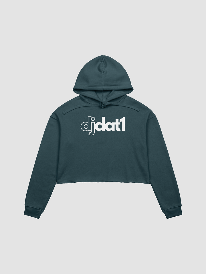 [DJDAT1] Signature Logo Crop Hoodie product image (1)