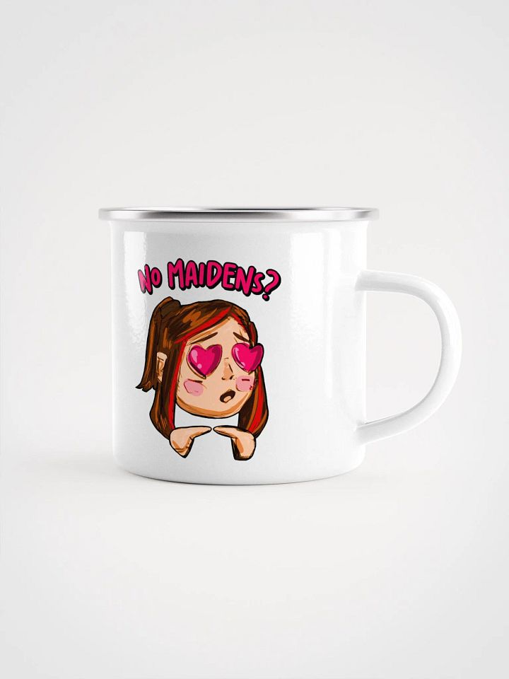 No Maidens, Human1? || Enamel Mug product image (2)