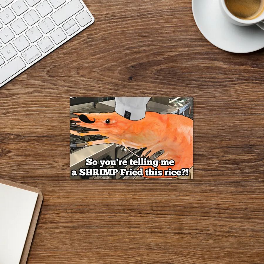Shellby The Shrimp Waifu Greeting Card product image (6)