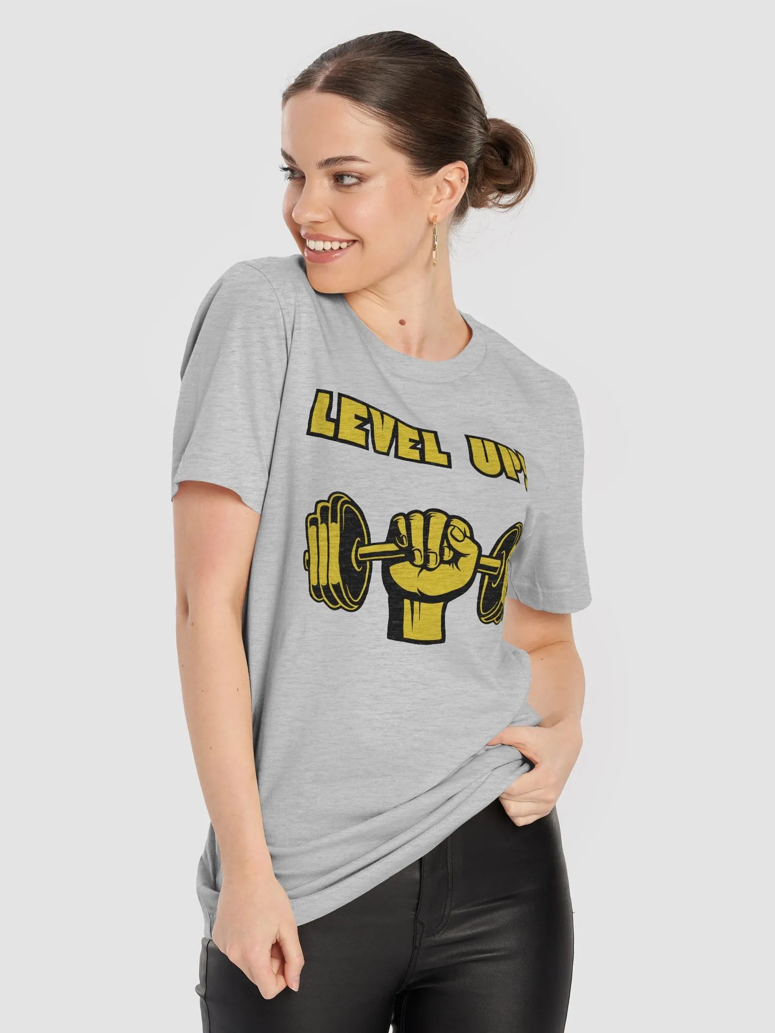 Level Up! - Weightlifting T-Shirt product image (8)