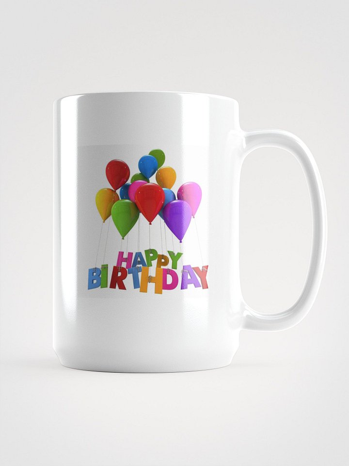 Colorful Birthday Balloons Mug product image (2)