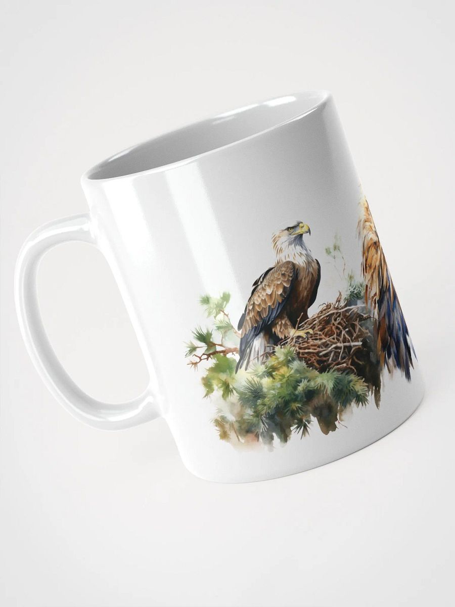 Eagle's Flight White Glossy Mug product image (2)