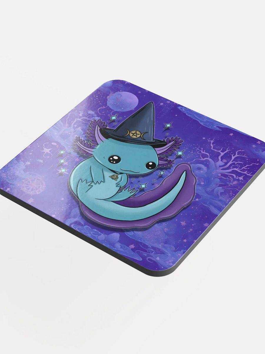 Whimsical Wicca Cork Coaster - Axolotl product image (4)