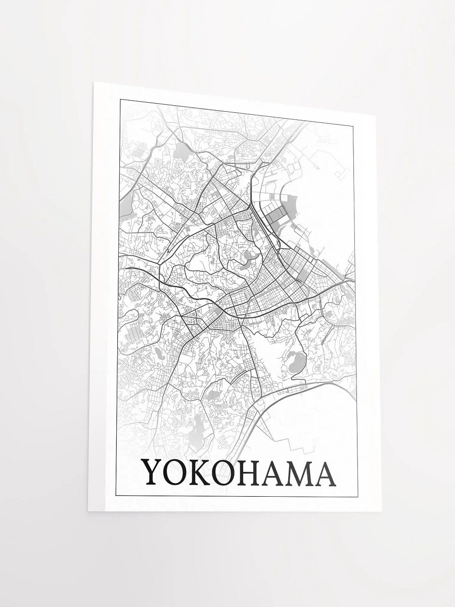 Yokohama, Japan , city map print product image (13)