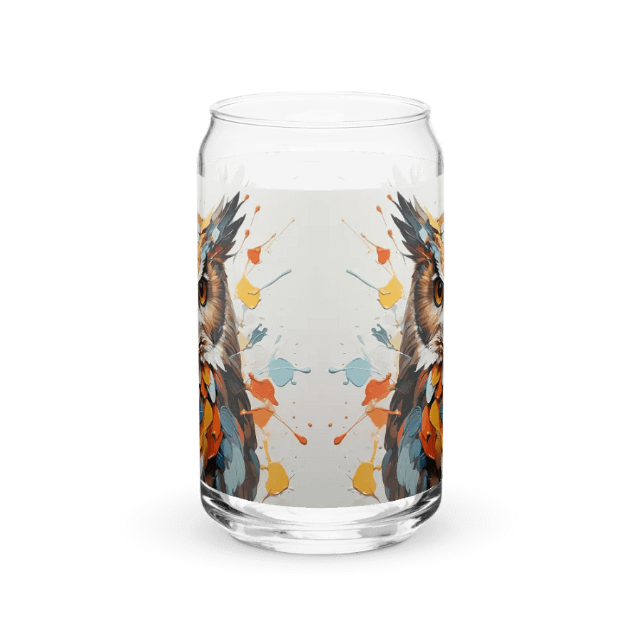 Midnight Watcher Owl Glass Can Sipper product image (3)