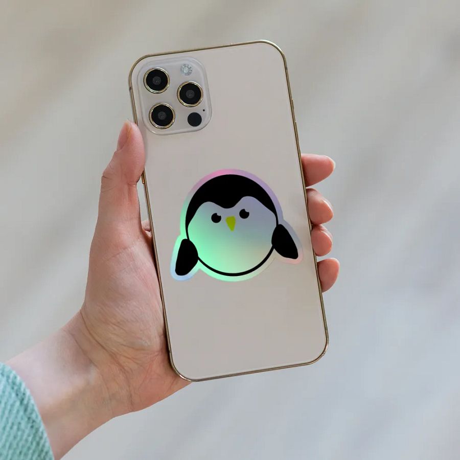 OfPingu,s holographic sticker product image (6)