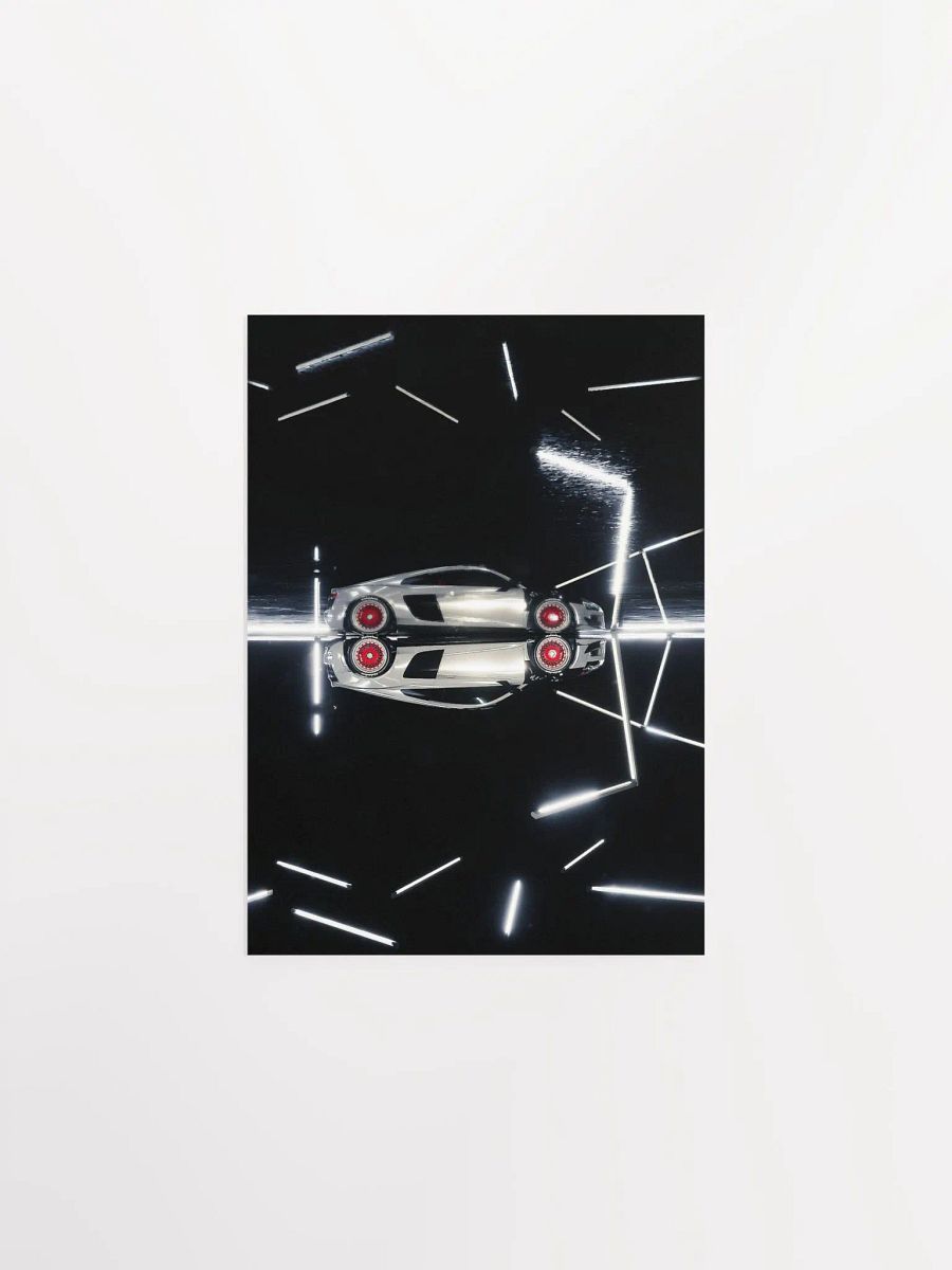 Reflective Speed: Matte Poster Print product image (1)