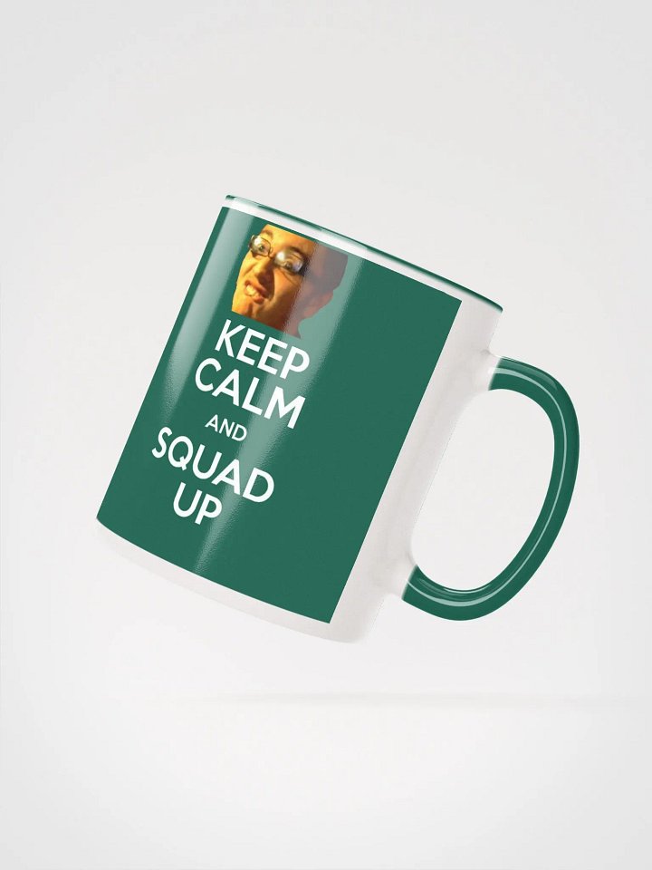 Keep Calm & Squad Up Mug (Green) product image (2)