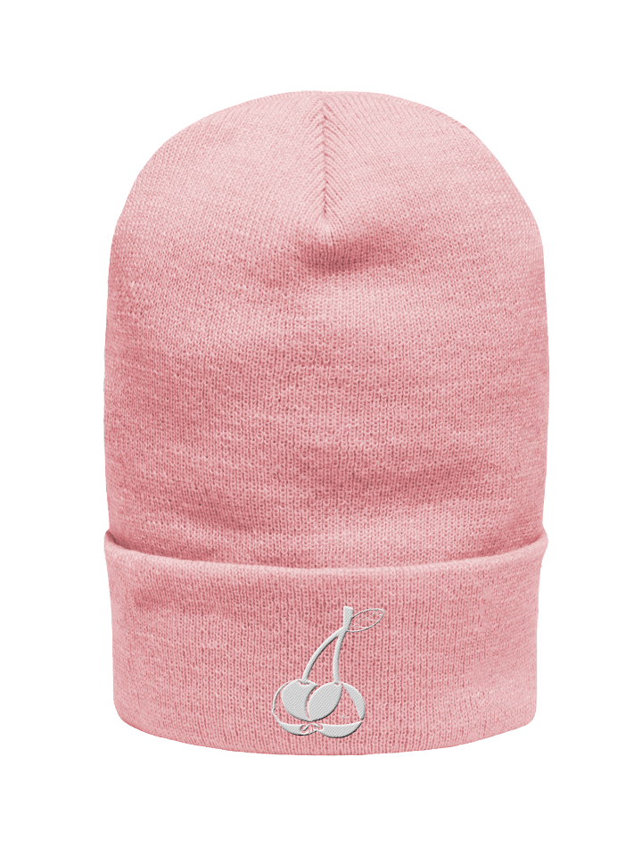 Cherry Beanie - White Embroidery product image (1)