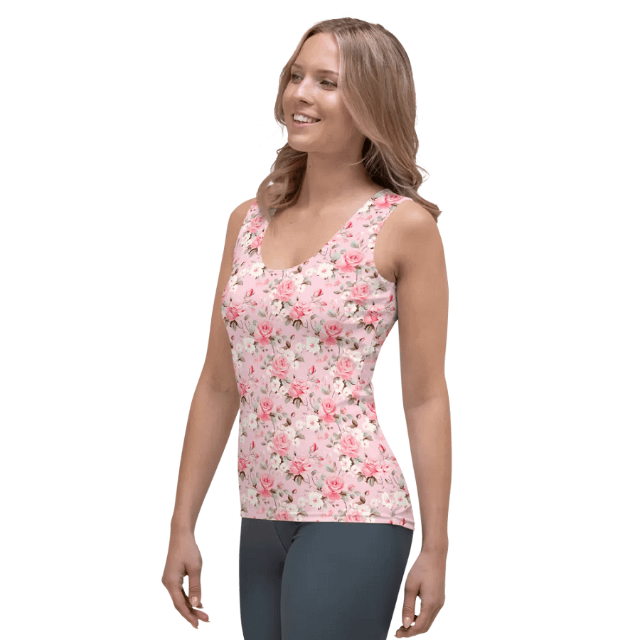 Cherry Blossoms Bliss Tank Top product image (6)