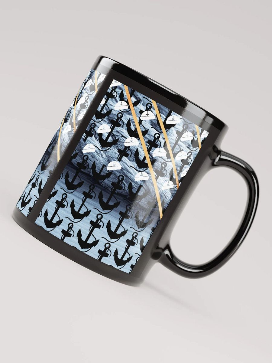 JoBeth Nautical ⚓ Black Glossy Mug product image (8)
