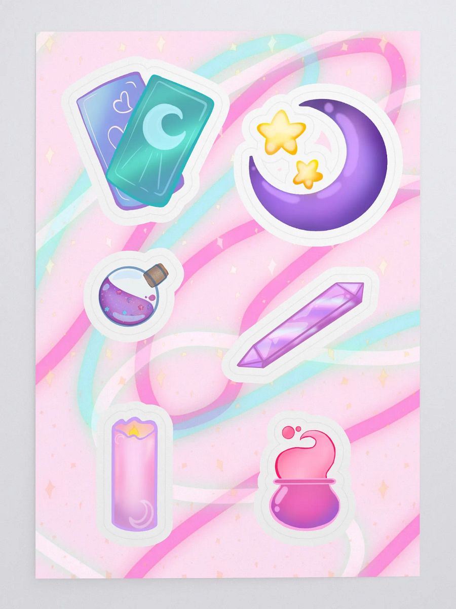 Witchy In Pink Sticker sheet product image (3)