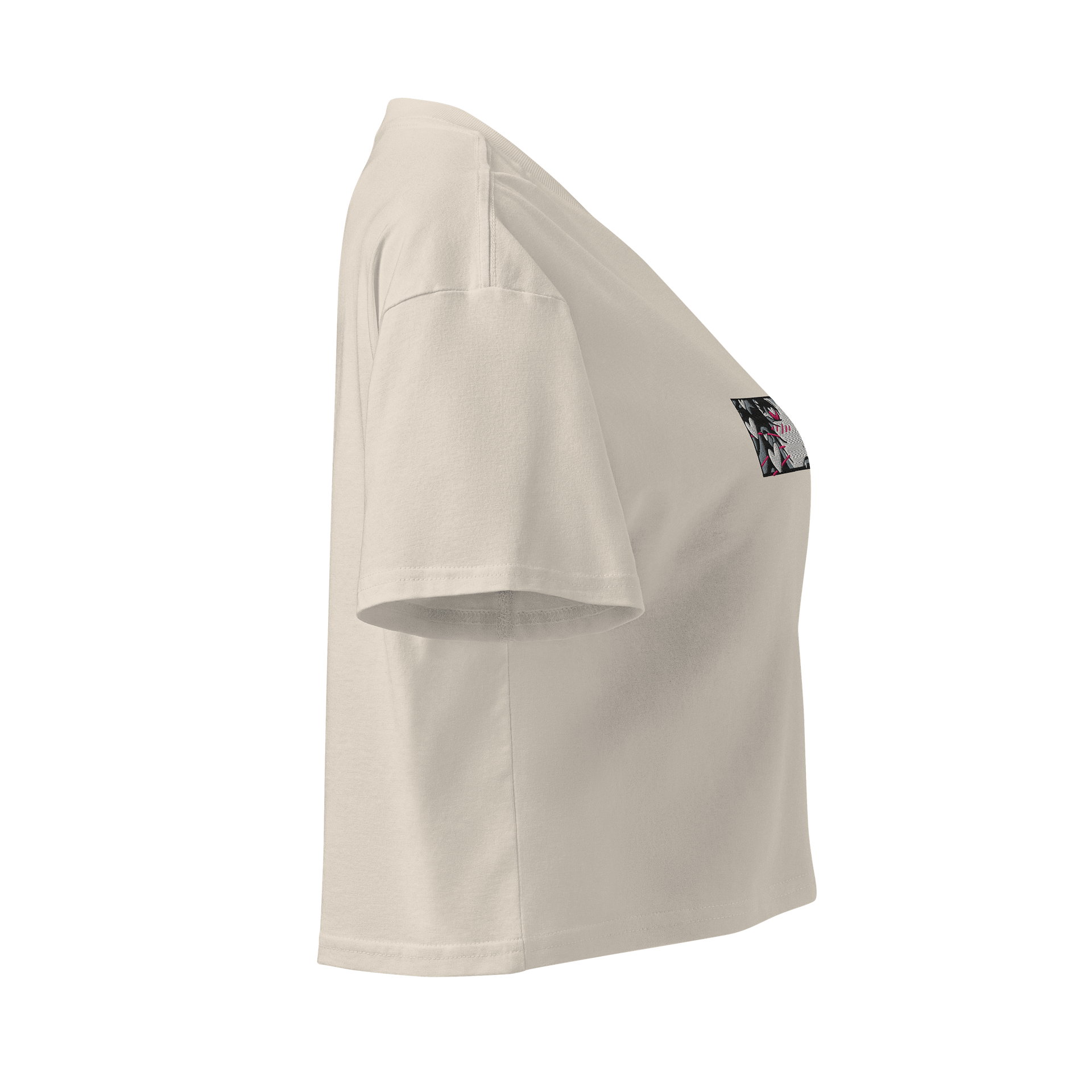 Embroidered Heart Eyes Cropped T-Shirt 😻 product image (8)