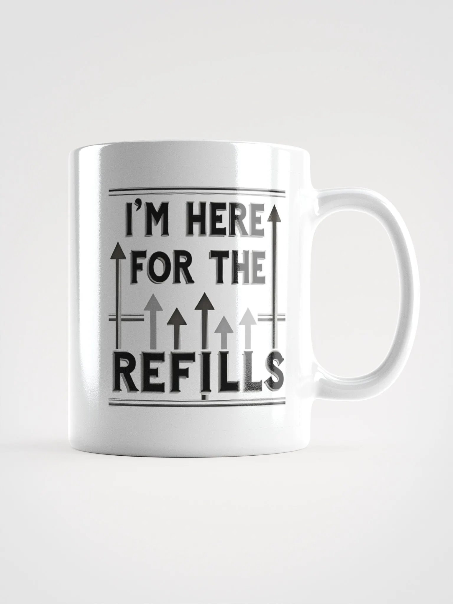 Refill Revolution White Glossy Mug product image (1)