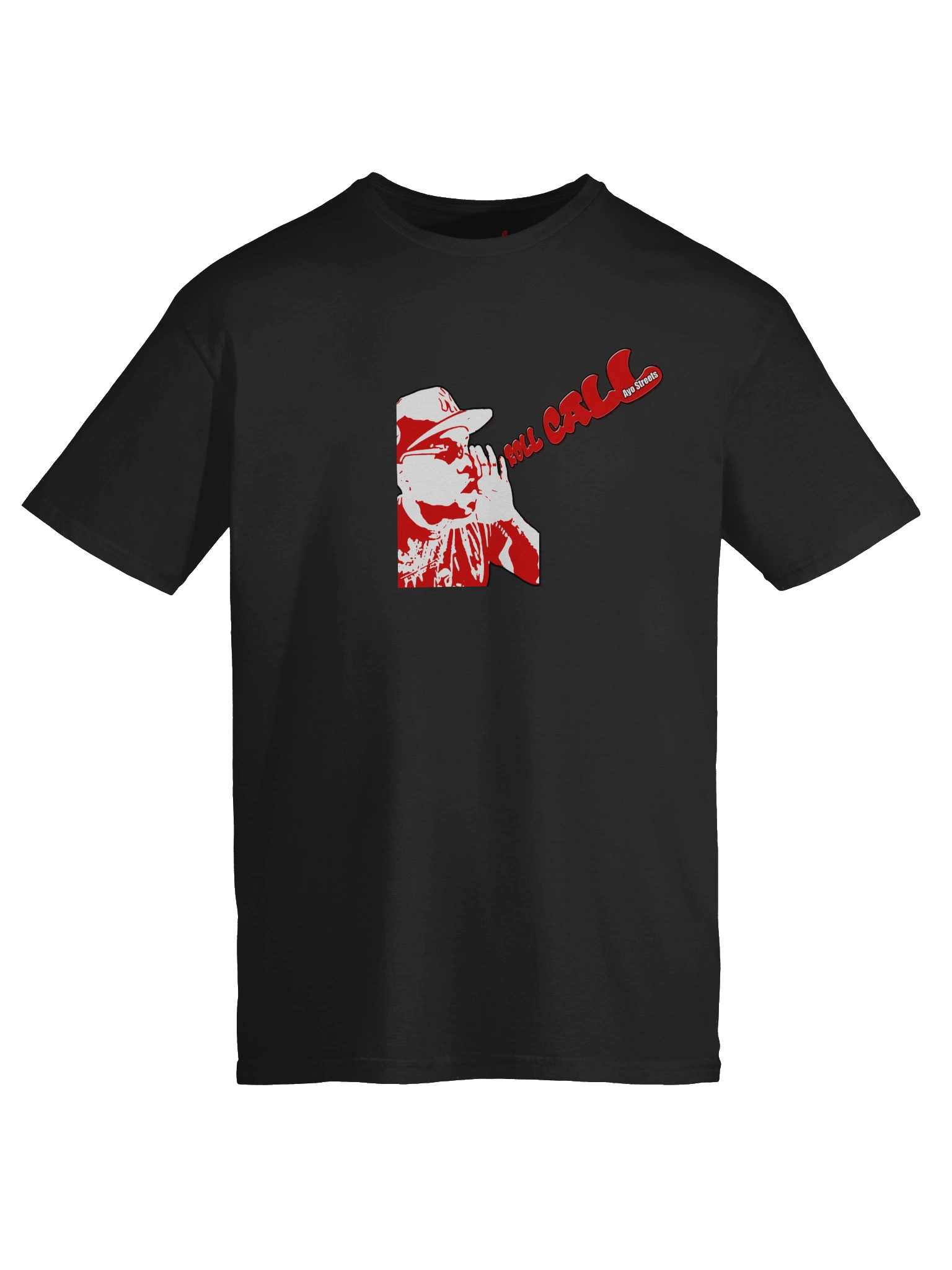 Roll Call Black, Red & white T-Shirt product image (9)