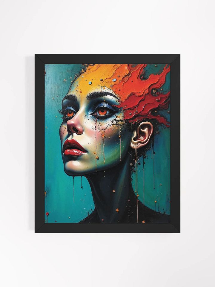 Flame-haired Muse Framed Print product image (2)