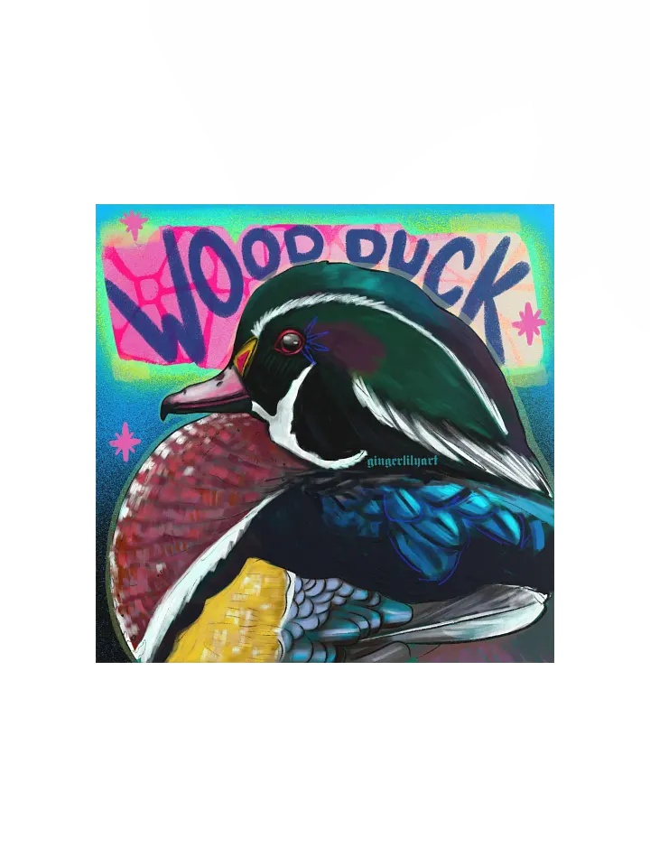 wood duck print product image (1)