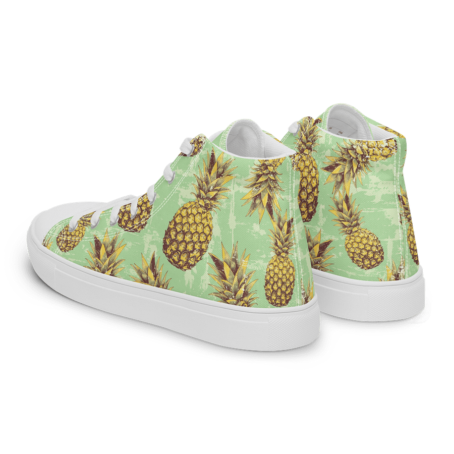 Tropical Pineapple Canvas High Tops product image (5)
