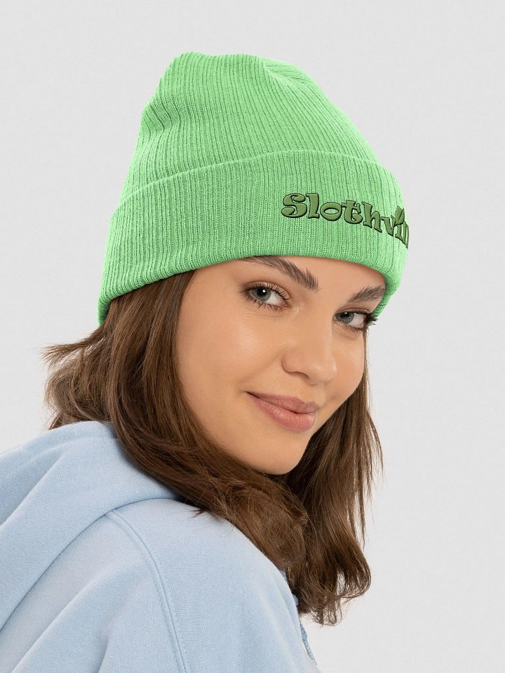 Slothville Eco-Friendly Ribbed Beanie product image (4)