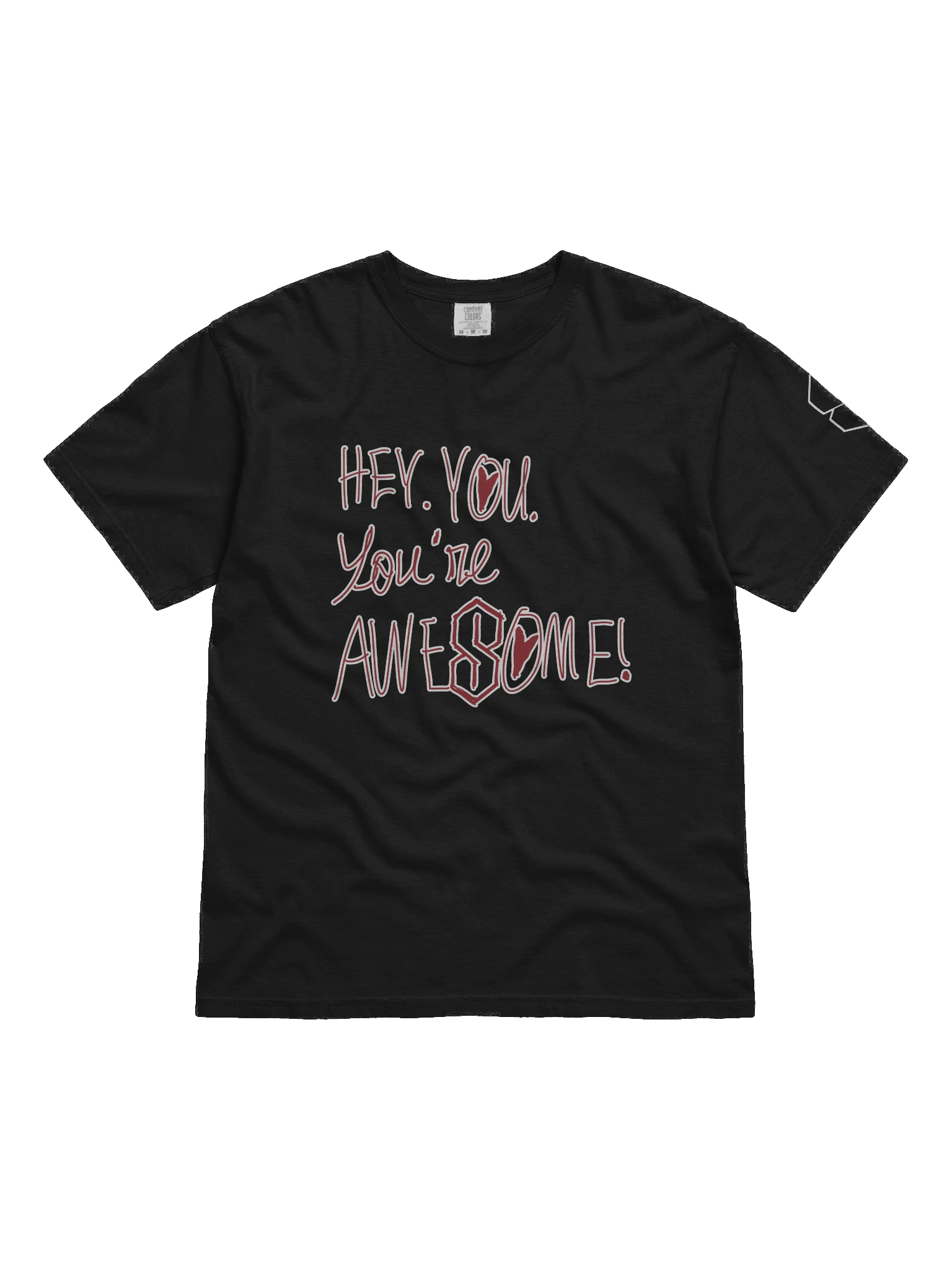 Hey. You. You're Awesome! Dark Tee product image (2)
