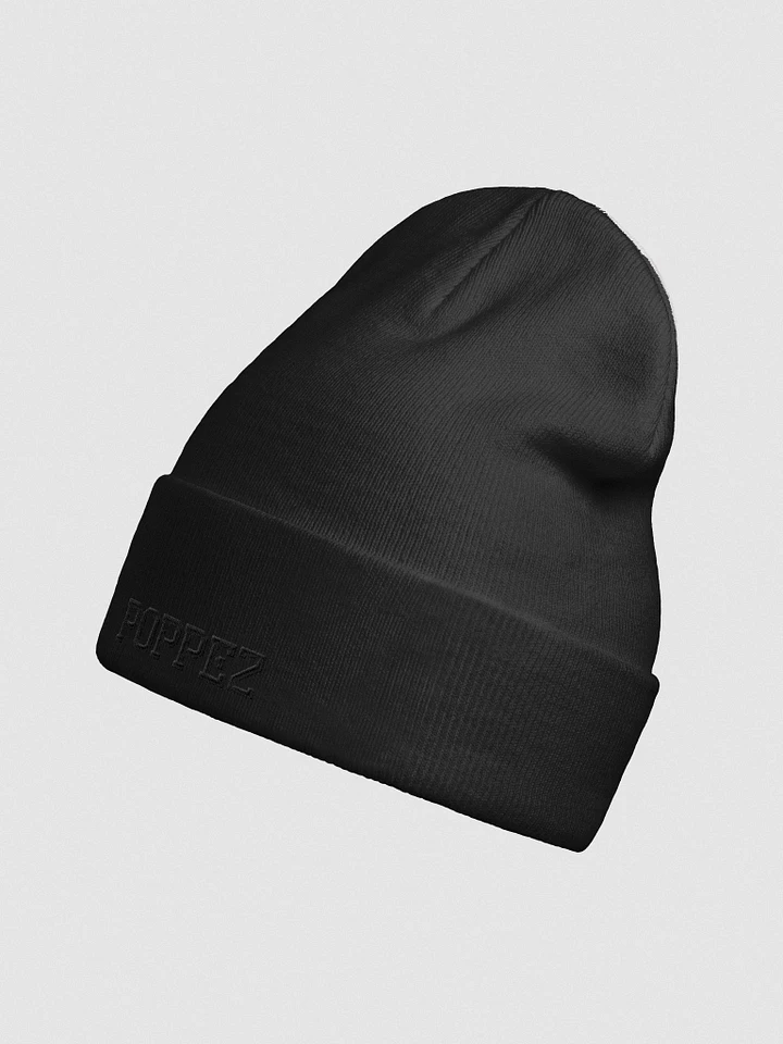 PopPez Knit Beanie Stitch Black product image (2)