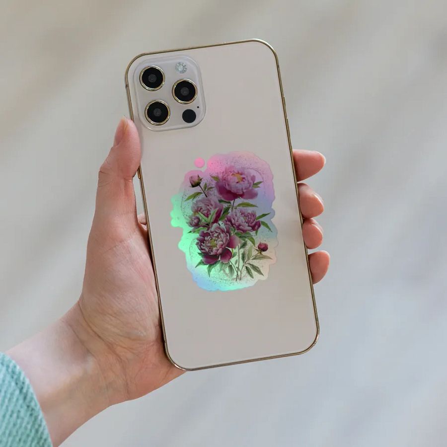 Holographic Peony Paradise Sticker Sheet product image (8)