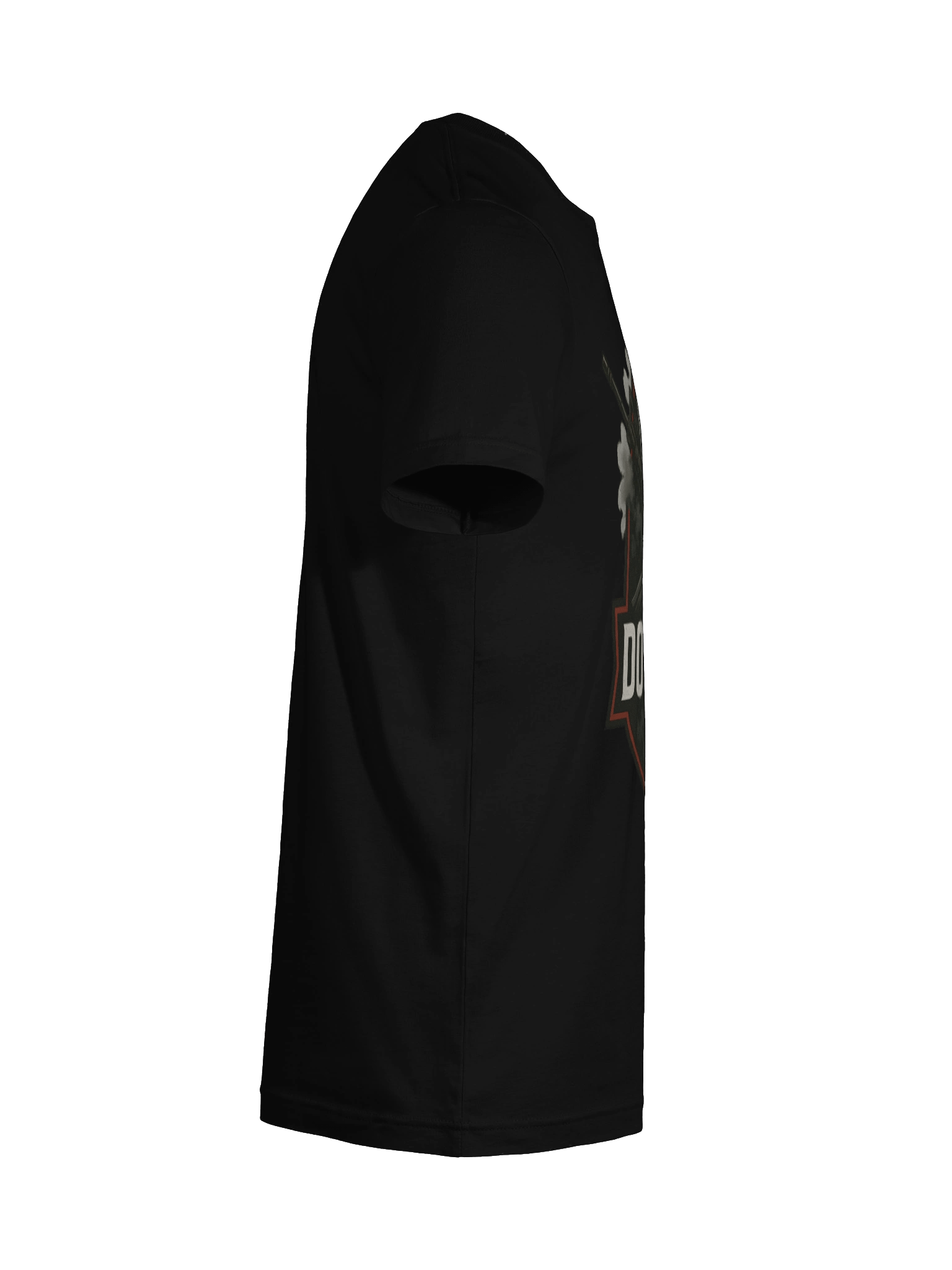 Intense Skull and Rifles Graphic T-Shirt product image (123)