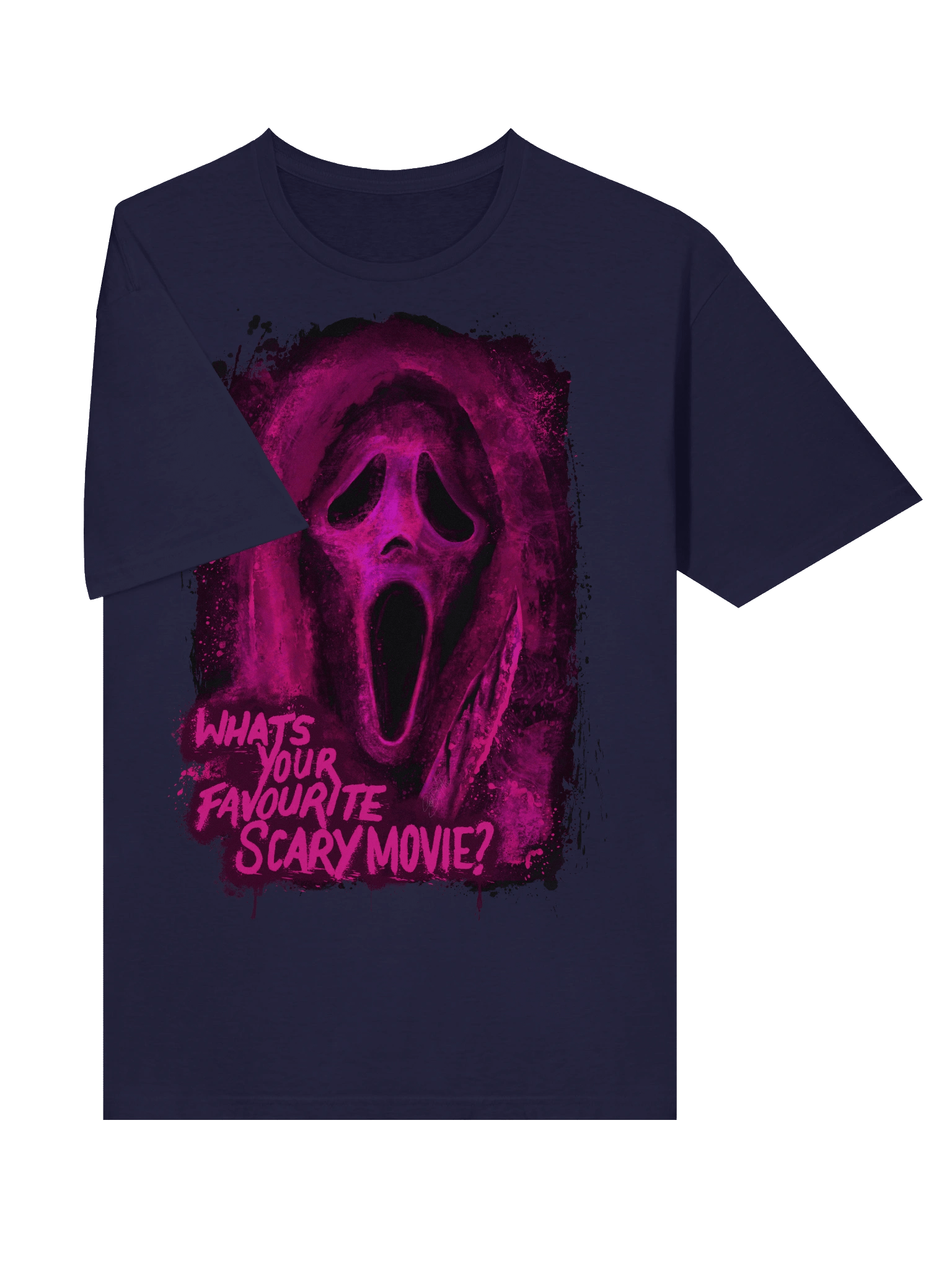 Pink Ghost Face Tee product image (46)