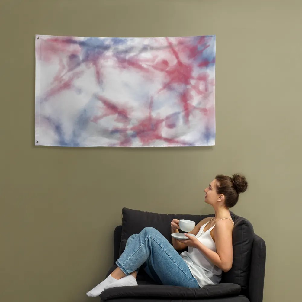 Vibrant Chaos All-Over Flag product image (12)