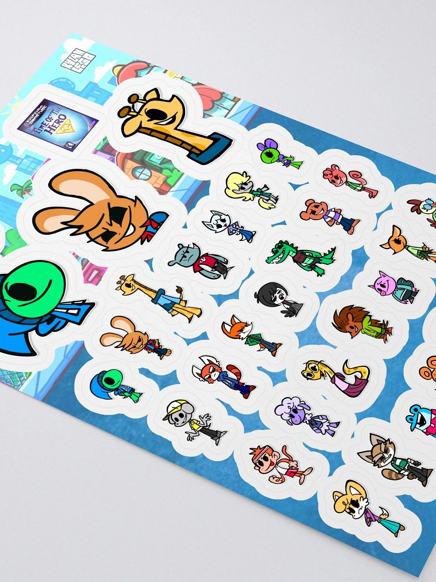 Top and RabRab Sticker Sheet product image (3)