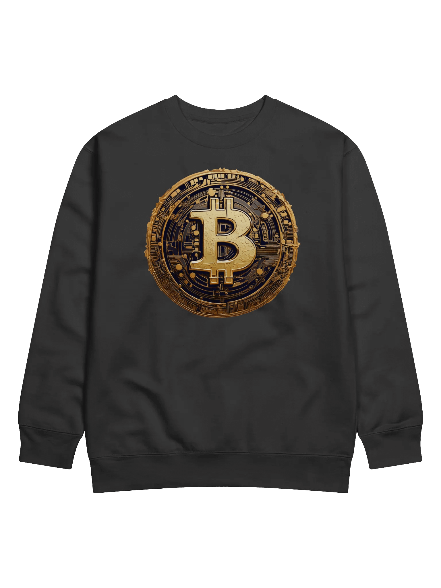 Blockchain BitCoin Unisex Sweatshirt, Trendy Crypto Fleece Pullover, Perfect Gift for Crypto Enthusiasts product image (1)